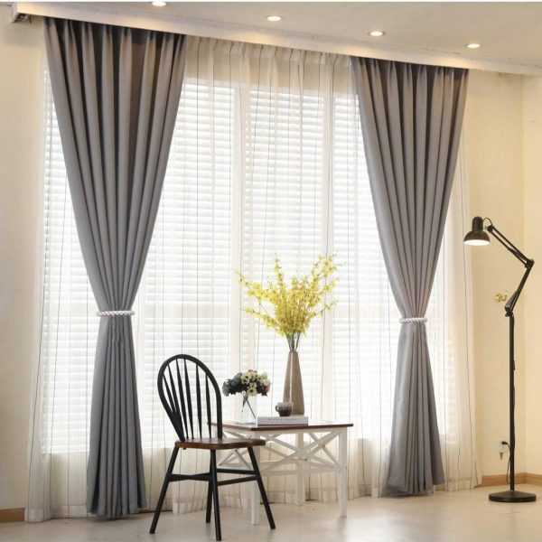 Curtain Tiebacks Ropes, 2pcs Decorative Handmade Tie Backs Curtain Holdbacks Holders Cord for Window Sheer Drapes Indoor Outdoor, Grey - Image 6